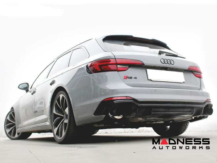 Audi RS4 Performance Exhaust - InoXcar Racing - w/ OEM Valves - Quattro Avant 2.9L